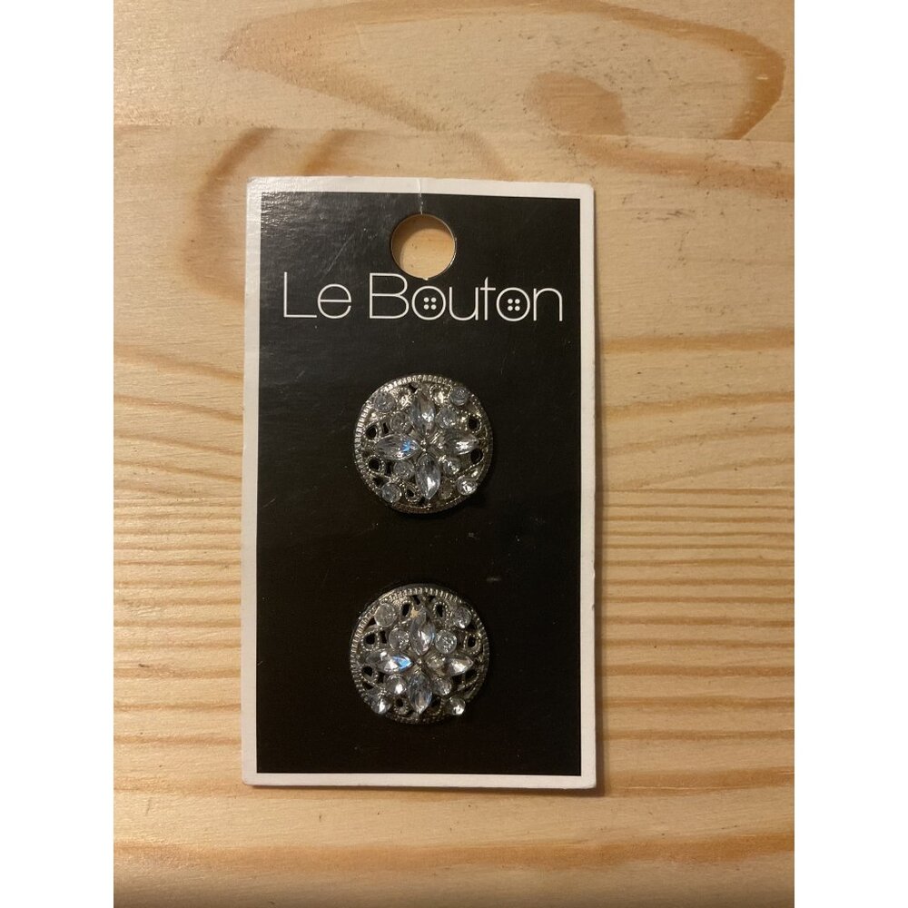 Le Bouton Crystal Round Button Set 3/4" (19mm) Blumenthal Lansing